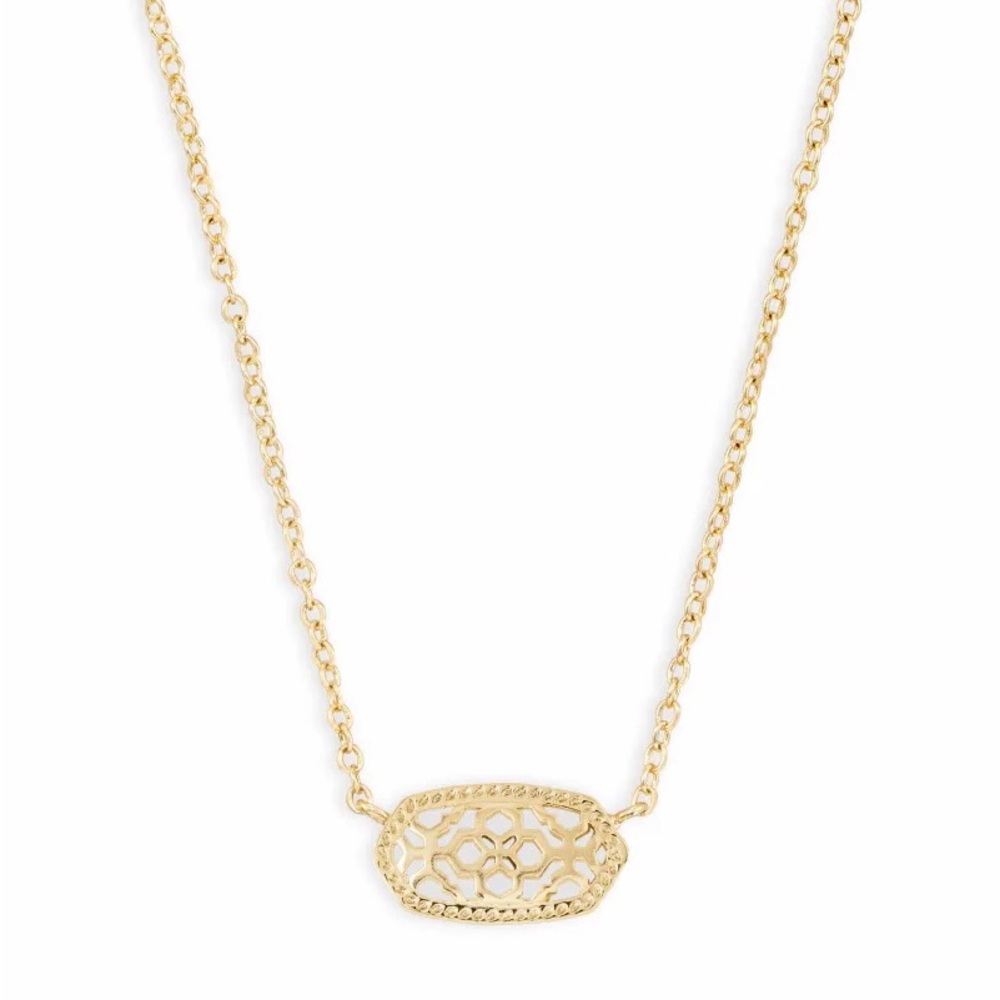 Kendra Scott Elisa Necklace Gold Filigree